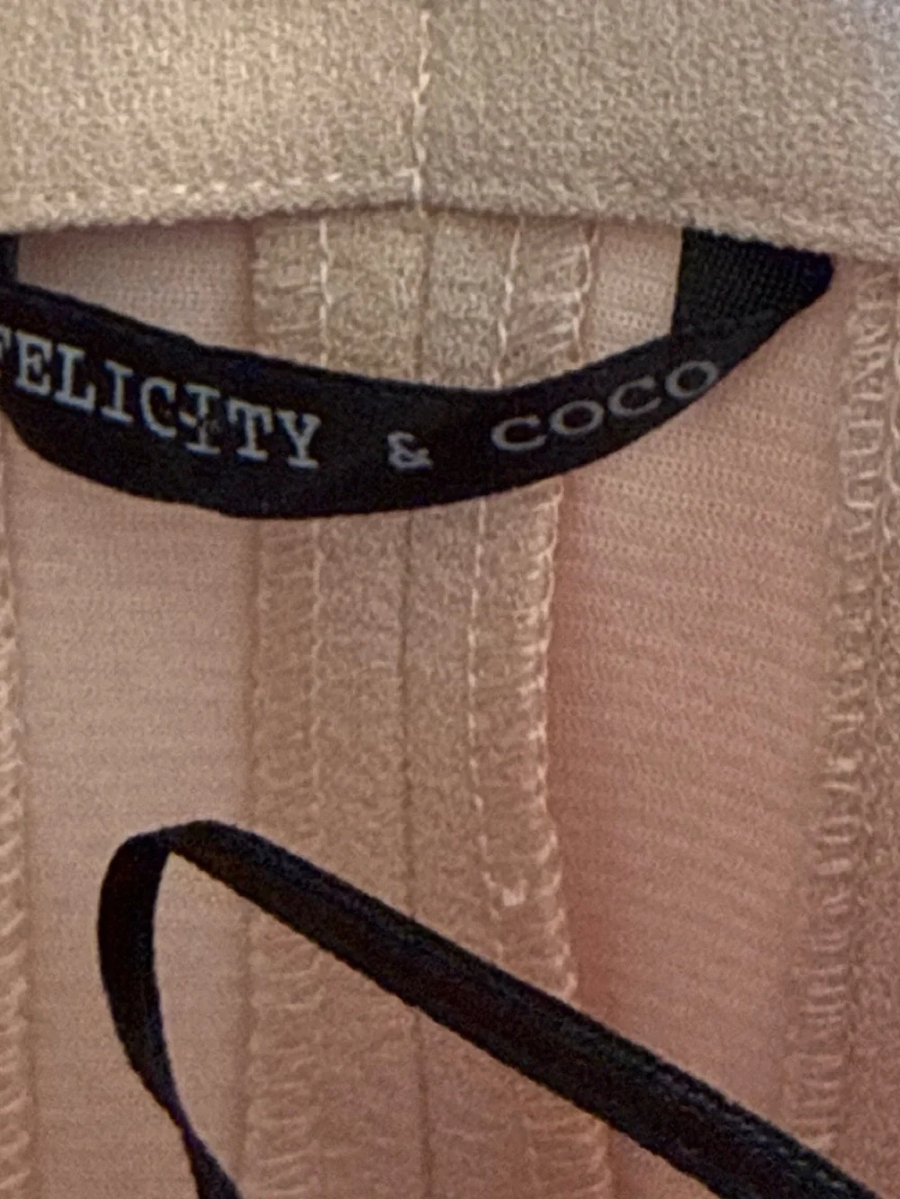 Felicity & Coco Pink strapless mini dress with corset top